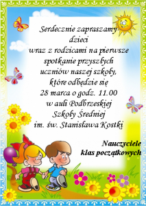 zaproszenie