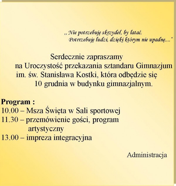 zaproszenie